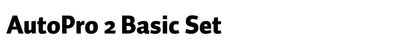 AutoPro 2 Basic Set